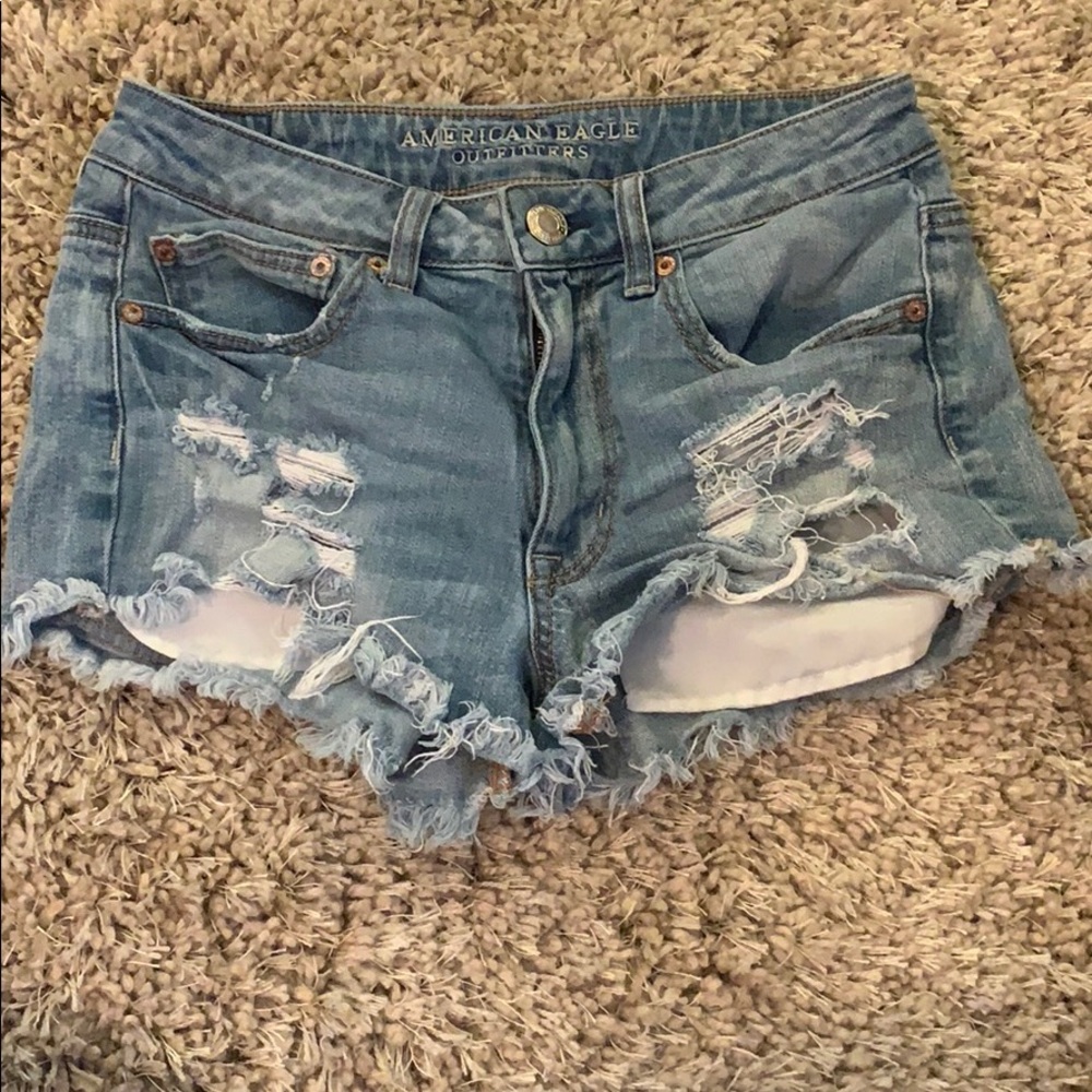 American eagle denim shorts